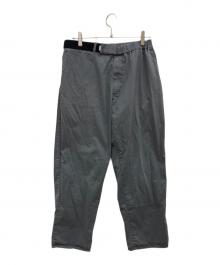 Graphpaper（グラフペーパー）の古着「Solotex Twill Wide Tapered Chef Pants」｜グレー