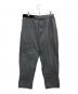 Graphpaper（グラフペーパー）の古着「Solotex Twill Wide Tapered Chef Pants」｜グレー