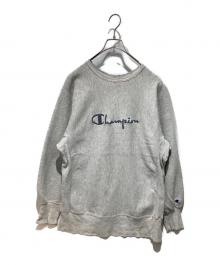 Champion REVERSE WEAVE（チャンピオン リバース ウィーブ）の古着「ロゴスウェット」｜グレー