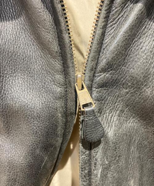 DOCKERS（ドッカーズ）DOCKERS (ドッカーズ) レザージャケット ブラック サイズ:Ｌの古着・服飾アイテム
