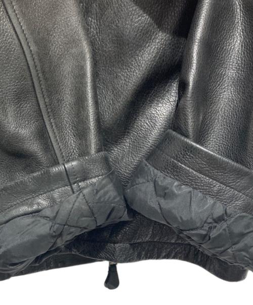 DOCKERS（ドッカーズ）DOCKERS (ドッカーズ) レザージャケット ブラック サイズ:Ｌの古着・服飾アイテム