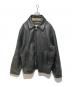 DOCKERS（ドッカーズ）の古着「レザージャケット」｜ブラック