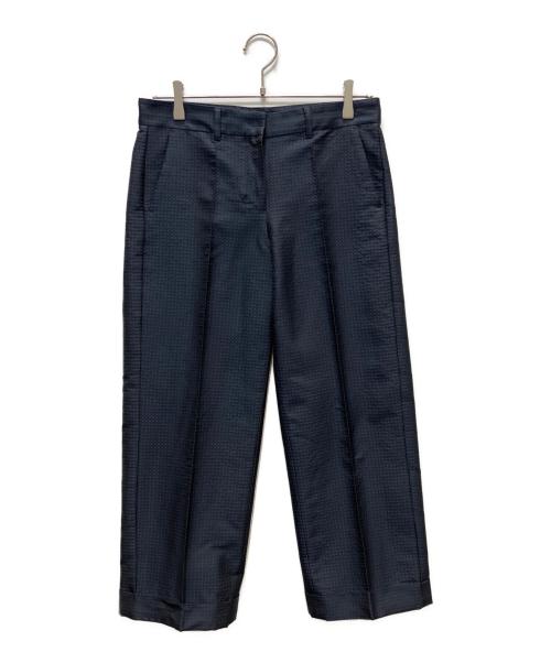 'S Max Mara（エスマックスマーラ）'S Max Mara (エスマックスマーラ) ストレートパンツ ネイビー サイズ:36の古着・服飾アイテム