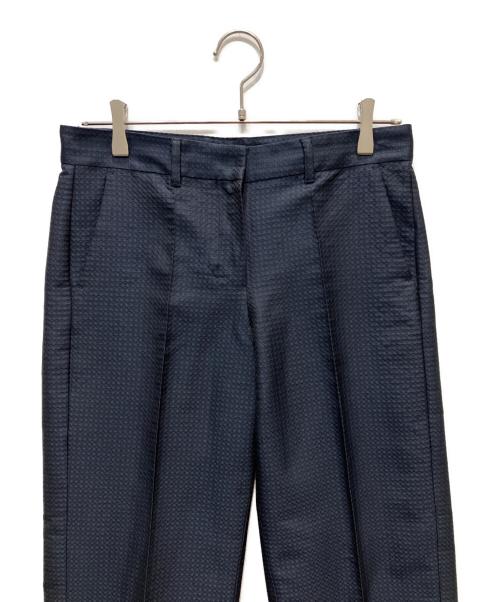'S Max Mara（エスマックスマーラ）'S Max Mara (エスマックスマーラ) ストレートパンツ ネイビー サイズ:36の古着・服飾アイテム
