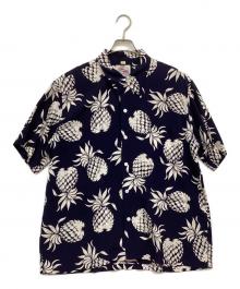 KAHANAMOKU（カハナモク）の古着「アロハシャツ」｜ネイビー