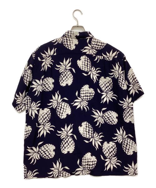 KAHANAMOKU（カハナモク）KAHANAMOKU (カハナモク) アロハシャツ ネイビー サイズ:XXLの古着・服飾アイテム