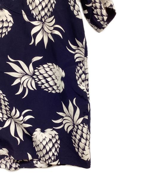 KAHANAMOKU（カハナモク）KAHANAMOKU (カハナモク) アロハシャツ ネイビー サイズ:XXLの古着・服飾アイテム