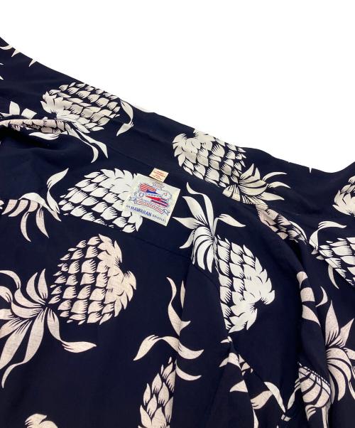 KAHANAMOKU（カハナモク）KAHANAMOKU (カハナモク) アロハシャツ ネイビー サイズ:XXLの古着・服飾アイテム