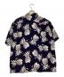 KAHANAMOKU (カハナモク) アロハシャツ ネイビー サイズ:XXL：13000円