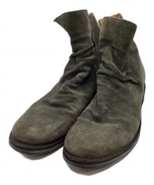 FIORENTINI+BAKER（フィオレンティーニ+ベイカー）の古着「suede zip boots」｜オリーブ