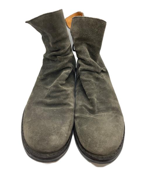 FIORENTINI+BAKER（フィオレンティーニ+ベイカー）FIORENTINI+BAKER (フィオレンティーニ+ベイカー) suede zip boots オリーブ サイズ:42の古着・服飾アイテム