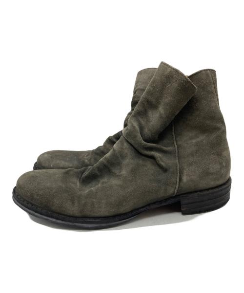 FIORENTINI+BAKER（フィオレンティーニ+ベイカー）FIORENTINI+BAKER (フィオレンティーニ+ベイカー) suede zip boots オリーブ サイズ:42の古着・服飾アイテム