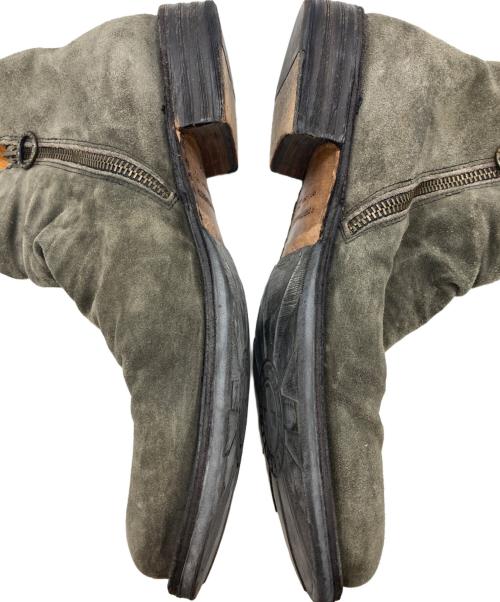 FIORENTINI+BAKER（フィオレンティーニ+ベイカー）FIORENTINI+BAKER (フィオレンティーニ+ベイカー) suede zip boots オリーブ サイズ:42の古着・服飾アイテム