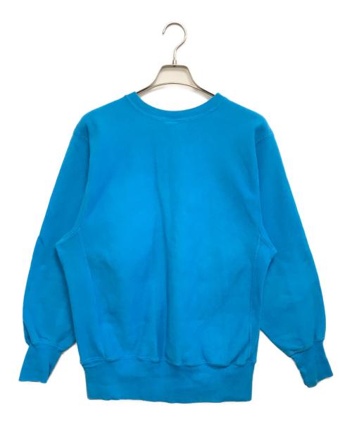 Champion REVERSE WEAVE（チャンピオン リバース ウィーブ）Champion REVERSE WEAVE (チャンピオン リバース ウィーブ) クルーネックスウェット ブルー サイズ:LARGEの古着・服飾アイテム
