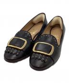 Salvatore Ferragamoサルヴァトーレ フェラガモ）の古着「ローファー」｜ブラック