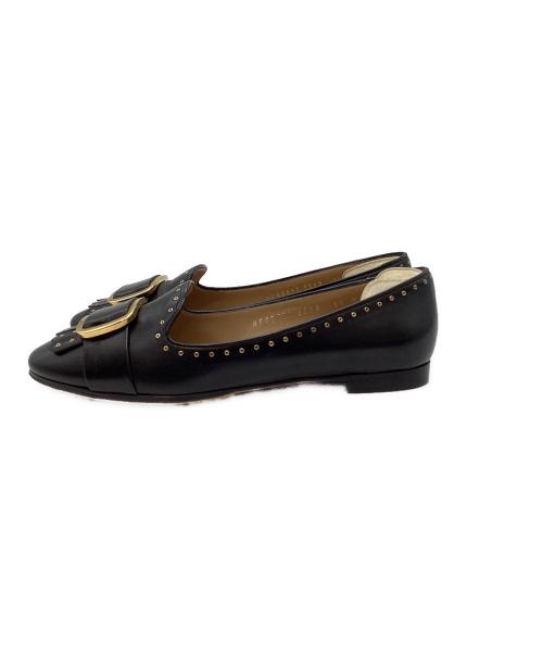 Salvatore Ferragamo（サルヴァトーレ フェラガモ）Salvatore Ferragamo (サルヴァトーレ フェラガモ) ローファー ブラック サイズ:5 1/2の古着・服飾アイテム