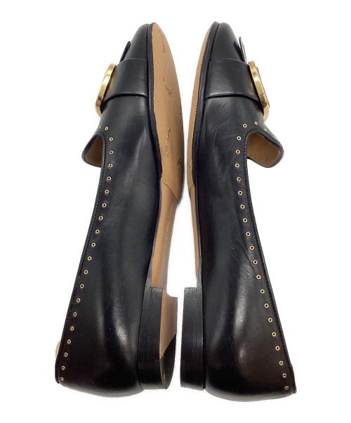 Salvatore Ferragamo（サルヴァトーレ フェラガモ）Salvatore Ferragamo (サルヴァトーレ フェラガモ) ローファー ブラック サイズ:5 1/2の古着・服飾アイテム