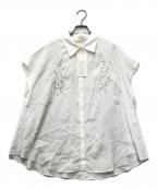 MURRALミューラル）の古着「Veil embroidered shirt」｜ホワイト
