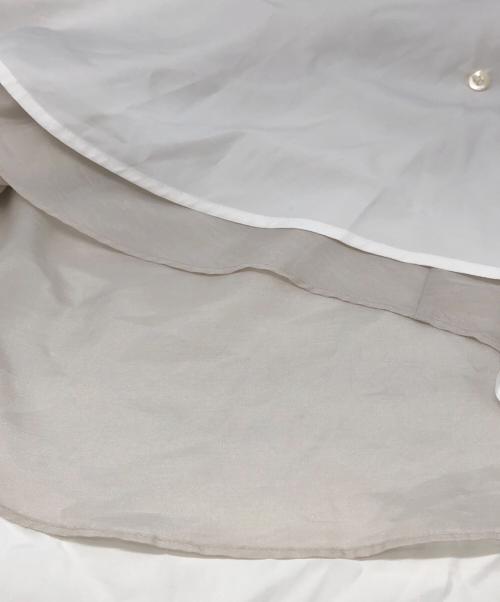 MURRAL（ミューラル）MURRAL (ミューラル) Veil embroidered shirt ホワイト サイズ:FREEの古着・服飾アイテム