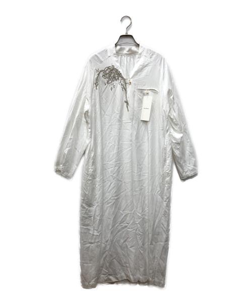 MURRAL（ミューラル）MURRAL (ミューラル) Veil embroidered dress ホワイト サイズ:2の古着・服飾アイテム