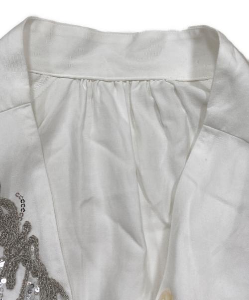 MURRAL（ミューラル）MURRAL (ミューラル) Veil embroidered dress ホワイト サイズ:2の古着・服飾アイテム