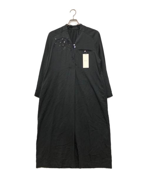 MURRAL（ミューラル）MURRAL (ミューラル) Veil embroidered dress ブラック サイズ:2の古着・服飾アイテム