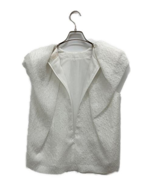 cygne（シーニュ）cygne (シーニュ) ニュアンストップス ホワイト サイズ:1の古着・服飾アイテム