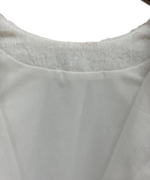 cygne（シーニュ）cygne (シーニュ) ニュアンストップス ホワイト サイズ:1の古着・服飾アイテム