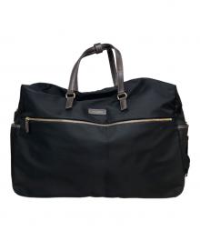 MACKINTOSH PHILOSOPHY（マッキントッシュ フィロソフィー）の古着「2WAYボストンバッグ」｜ブラック×ブラウン