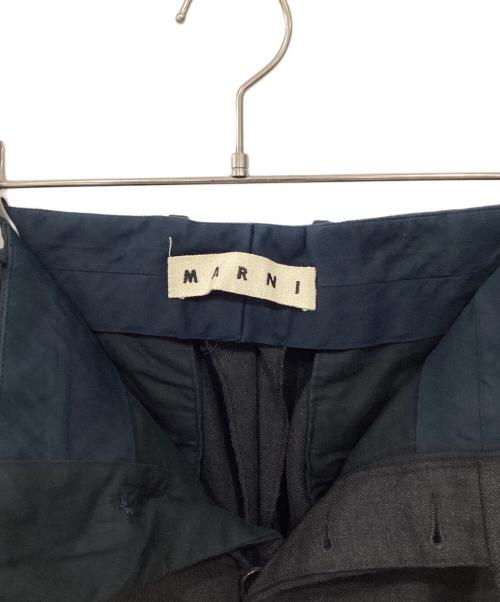 MARNI（マルニ）MARNI (マルニ) ウールスラックス チャコールグレー サイズ:50の古着・服飾アイテム