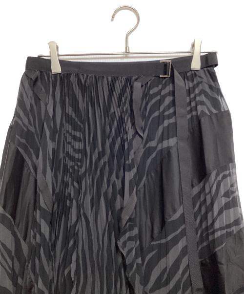 sacai（サカイ）sacai (サカイ) ラップスカート ブラック サイズ:1の古着・服飾アイテム