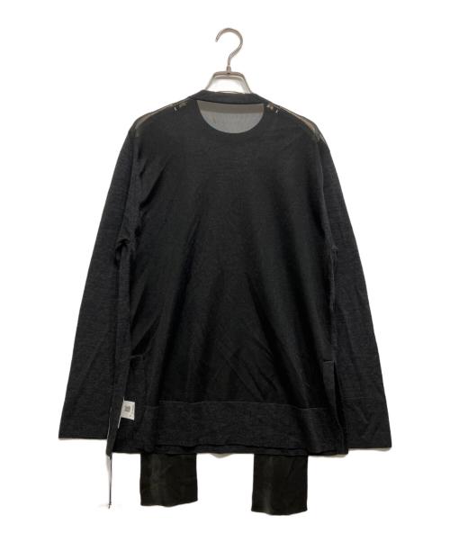 UNIPH（ユニーフ）UNIPH (ユニーフ) ハイゲージウールニット ブラック サイズ:1の古着・服飾アイテム