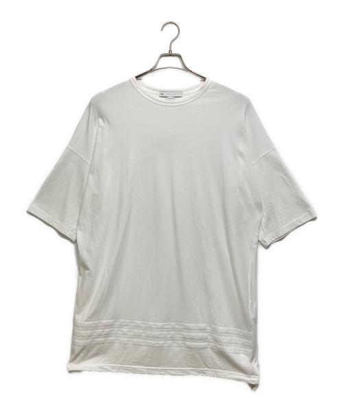 Y-3（ワイスリー）Y-3 (ワイスリー) OVERSIZED SS TEE STRIPES ホワイト サイズ:Sの古着・服飾アイテム