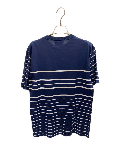GUCCI（グッチ）GUCCI (グッチ) ボーダーTシャツ ネイビー サイズ:Mの古着・服飾アイテム