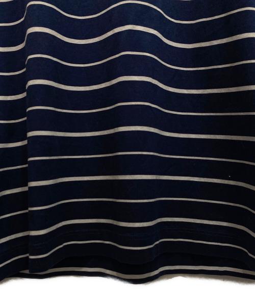 GUCCI（グッチ）GUCCI (グッチ) ボーダーTシャツ ネイビー サイズ:Mの古着・服飾アイテム