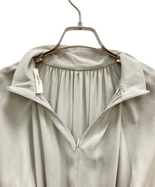 THE ROW（ザ ロウ）THE ROW (ザ ロウ) ハイネックシルクブラウス ライトグレー サイズ:4の古着・服飾アイテム
