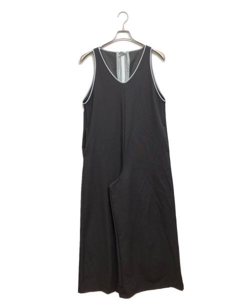 Adam et Rope（アダム エ ロペ）Adam et Rope (アダム エ ロペ) バイカラーオールインワン グレー サイズ:38の古着・服飾アイテム