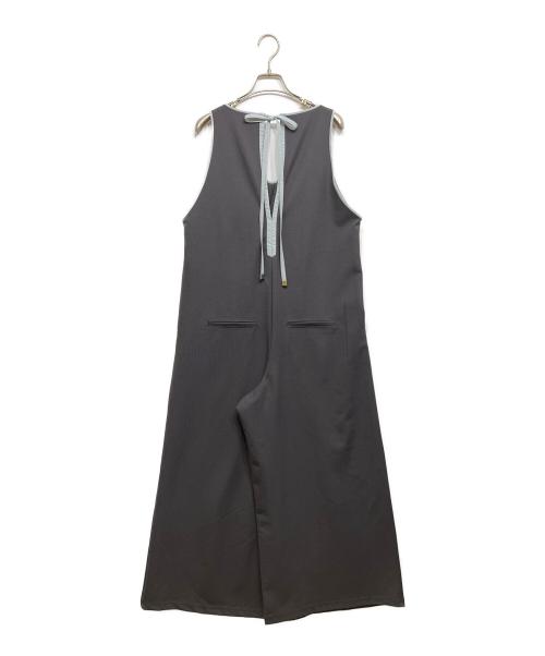Adam et Rope（アダム エ ロペ）Adam et Rope (アダム エ ロペ) バイカラーオールインワン グレー サイズ:38の古着・服飾アイテム