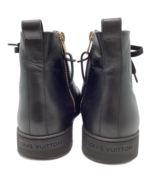 LOUIS VUITTON（ルイ ヴィトン）LOUIS VUITTON (ルイ ヴィトン) ハイカットスニーカー ブラック サイズ:38 1/2の古着・服飾アイテム