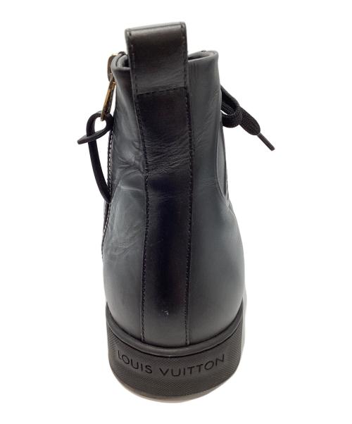 LOUIS VUITTON（ルイ ヴィトン）LOUIS VUITTON (ルイ ヴィトン) ハイカットスニーカー ブラック サイズ:38 1/2の古着・服飾アイテム