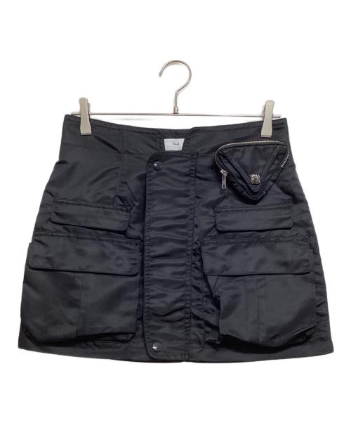 TOGA PULLA（トーガ プルラ）TOGA PULLA (トーガ プルラ) Nylon twill mini skirt ブラック サイズ:36の古着・服飾アイテム