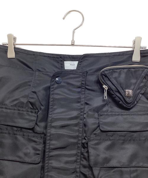 TOGA PULLA（トーガ プルラ）TOGA PULLA (トーガ プルラ) Nylon twill mini skirt ブラック サイズ:36の古着・服飾アイテム