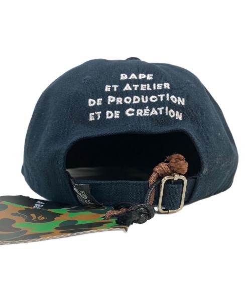 A.P.C.（アーペーセー）A.P.C. (アーペーセー) A BATHING APE (アベイシングエイプ) キャップ ネイビー サイズ:58の古着・服飾アイテム