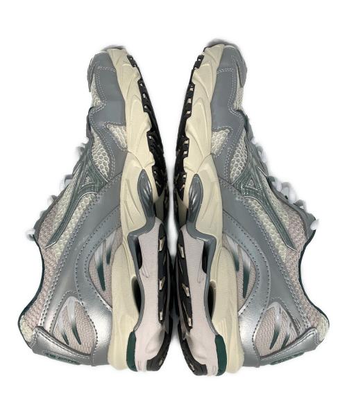 MIZUNO（ミズノ）MIZUNO (ミズノ) WAVE RIDER 10 ホワイト×グリーン サイズ:27.5の古着・服飾アイテム