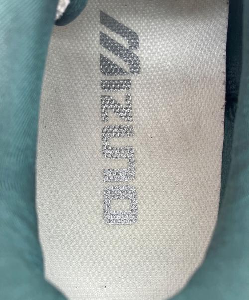 MIZUNO（ミズノ）MIZUNO (ミズノ) WAVE RIDER 10 ホワイト×グリーン サイズ:27.5の古着・服飾アイテム