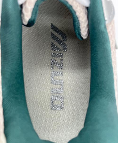 MIZUNO（ミズノ）MIZUNO (ミズノ) WAVE RIDER 10 ホワイト×グリーン サイズ:27.5の古着・服飾アイテム