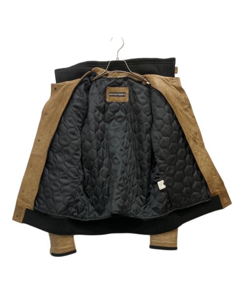 5351 pour les hommes（5351プール・オム）5351 pour les hommes (5351プール・オム) アンティークレザーブルゾン ベージュ サイズ:SIZE 4の古着・服飾アイテム