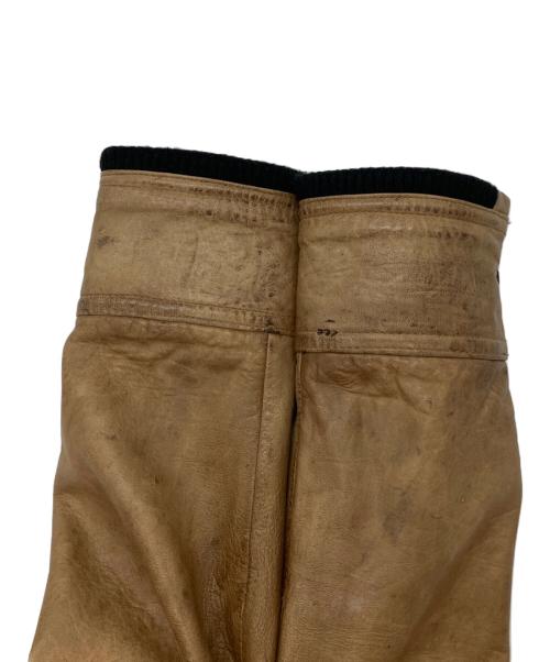 5351 pour les hommes（5351プール・オム）5351 pour les hommes (5351プール・オム) アンティークレザーブルゾン ベージュ サイズ:SIZE 4の古着・服飾アイテム