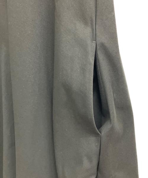 ATON（エイトン）ATON (エイトン) SUVIN AIR SPINNING 18/- FLARED DRESS ブラック サイズ:2の古着・服飾アイテム