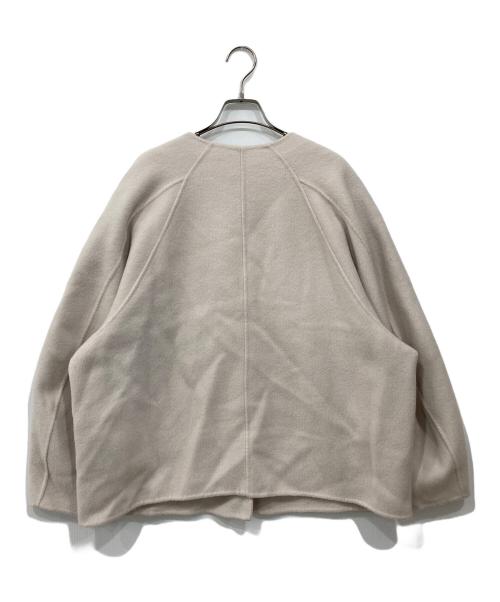 Spick and Span（スピック＆スパン）Spick and Span (スピック＆スパン) ビーバーストール付きセットコート ベージュ サイズ:38の古着・服飾アイテム